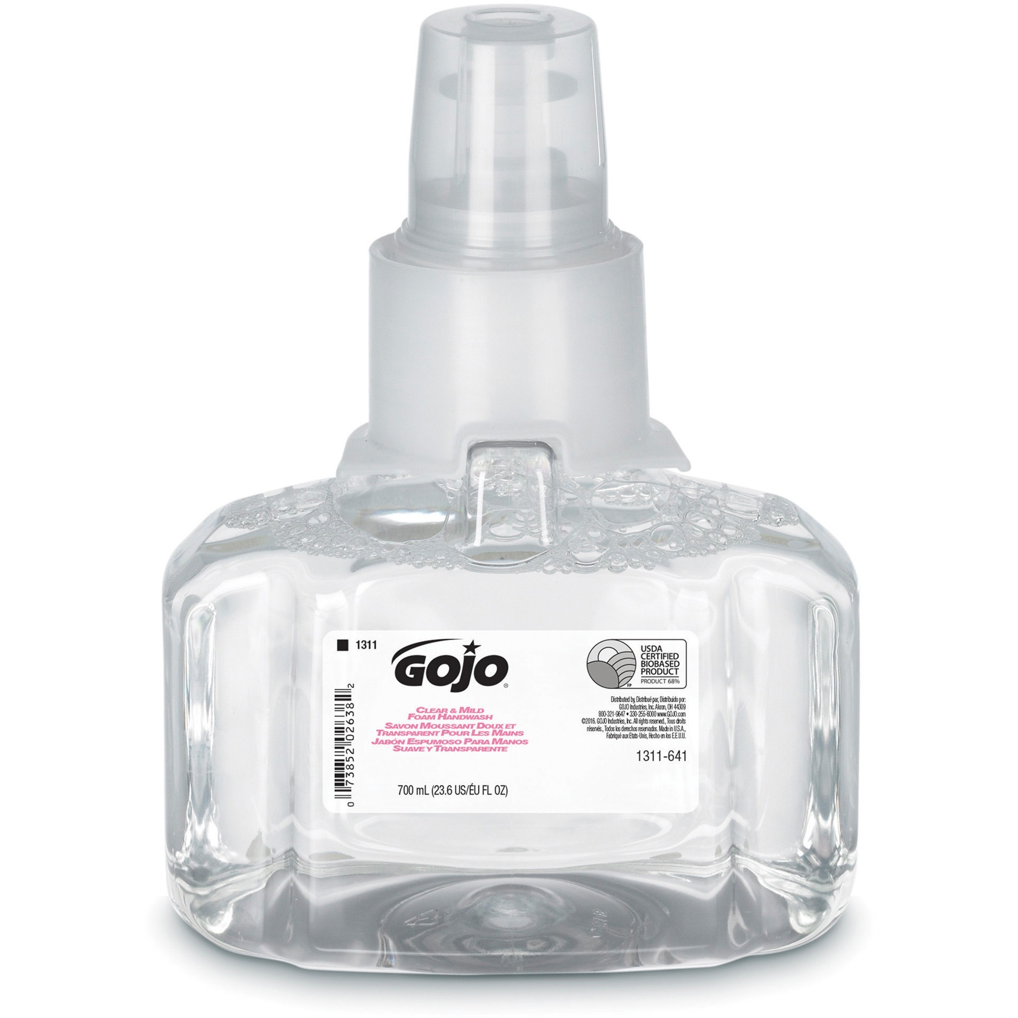 Gojo® LTX7 Clean/Mild Foam Handwash Refill 700 mL Handsfree