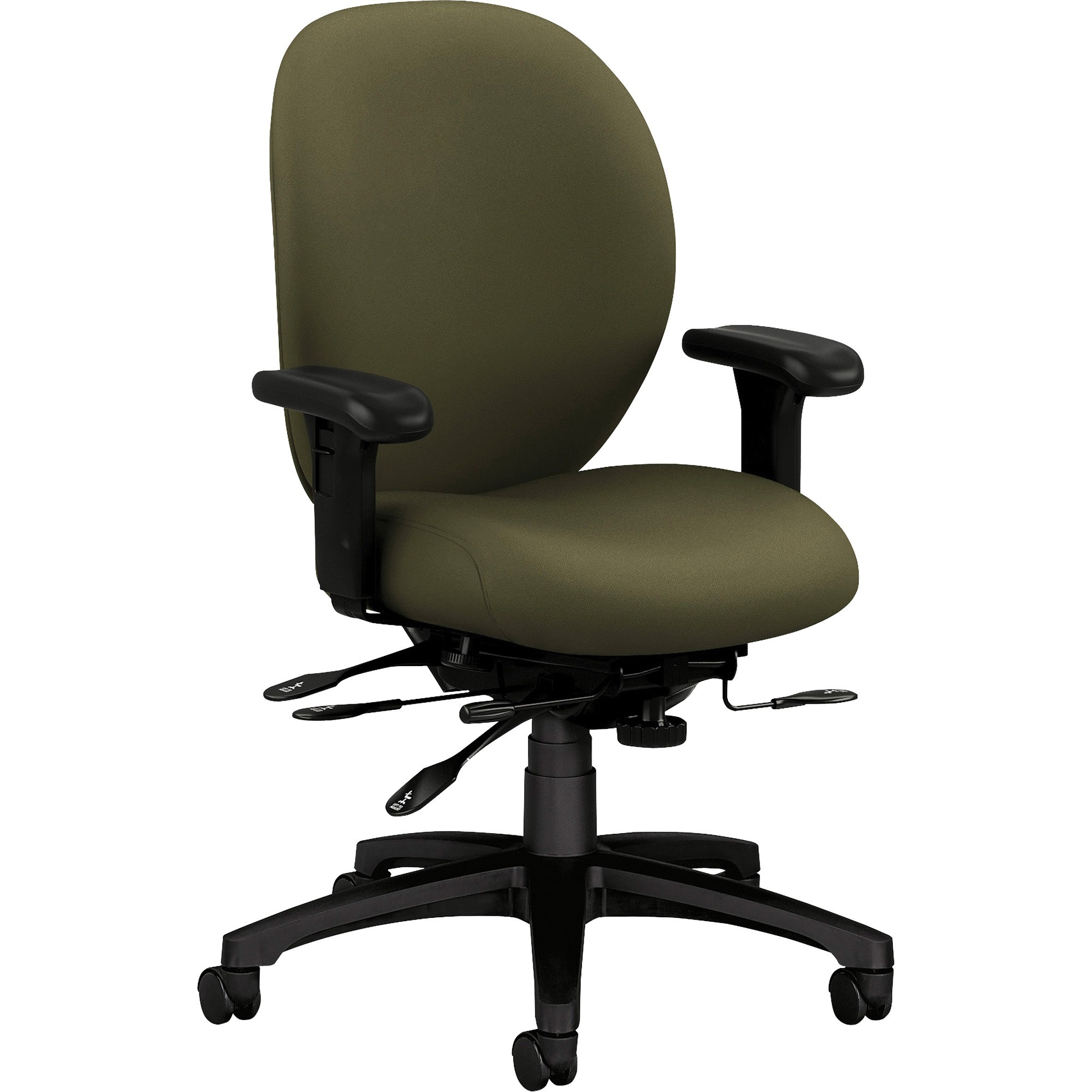 HON 7600 Series MidBack Chairs with Seat Glide HON7628CU82T