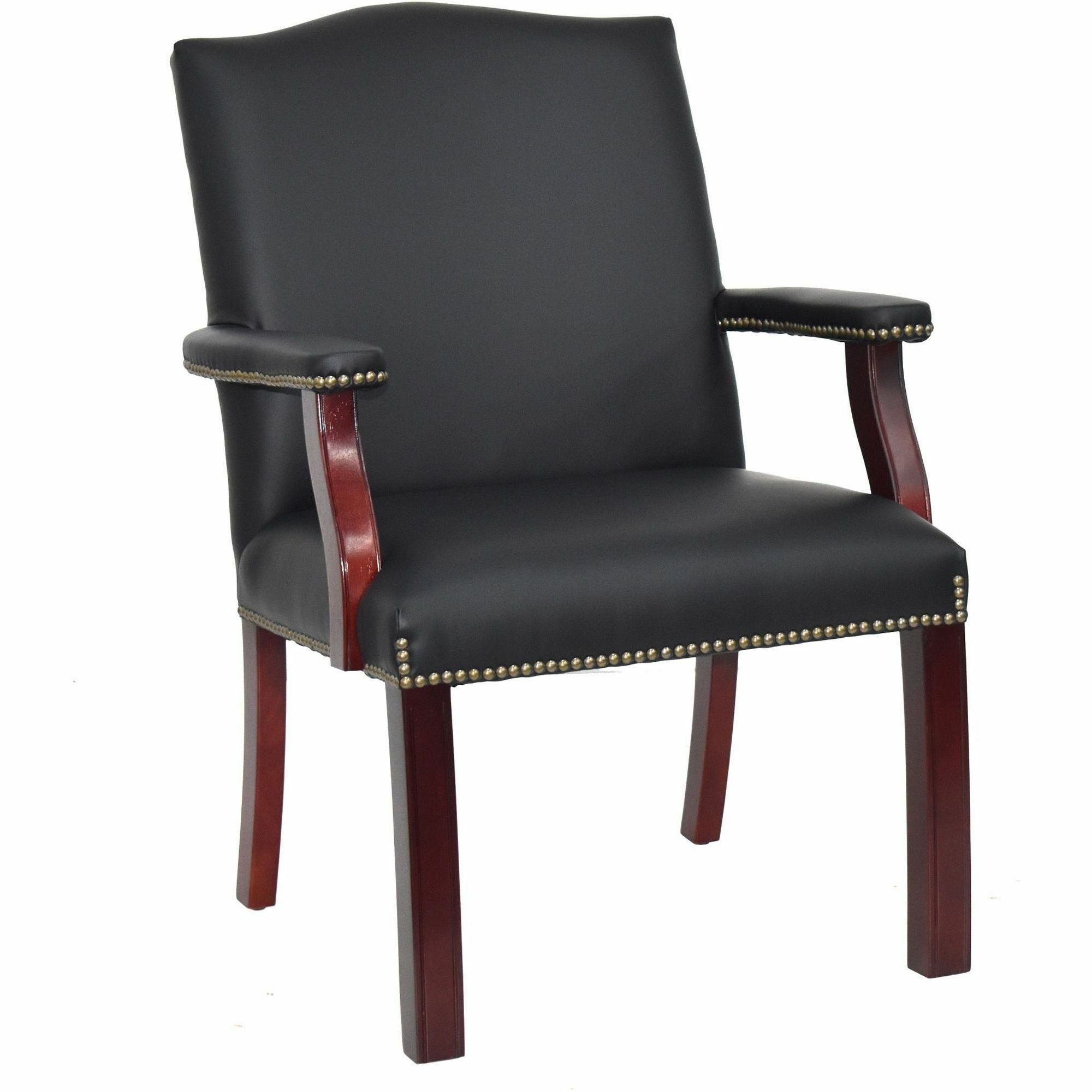 LLR 68252 Lorell Bonded Leather Guest Chair Lorell Furniture