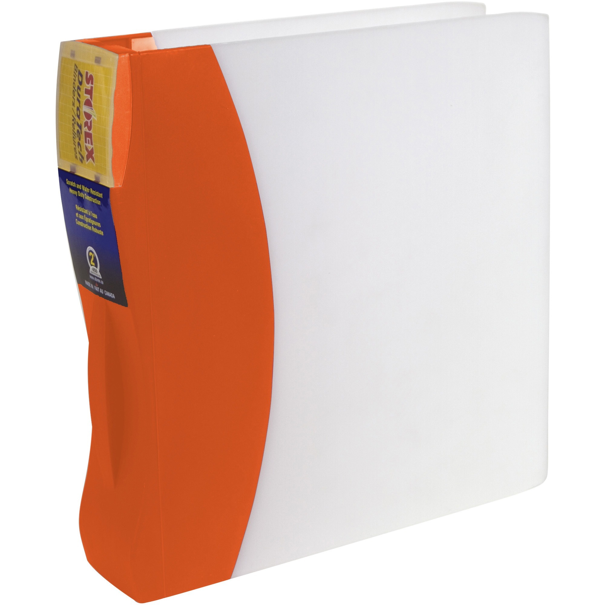 Storex DuraTech Frosted Poly 3Ring Binders 2" Binder Capacity
