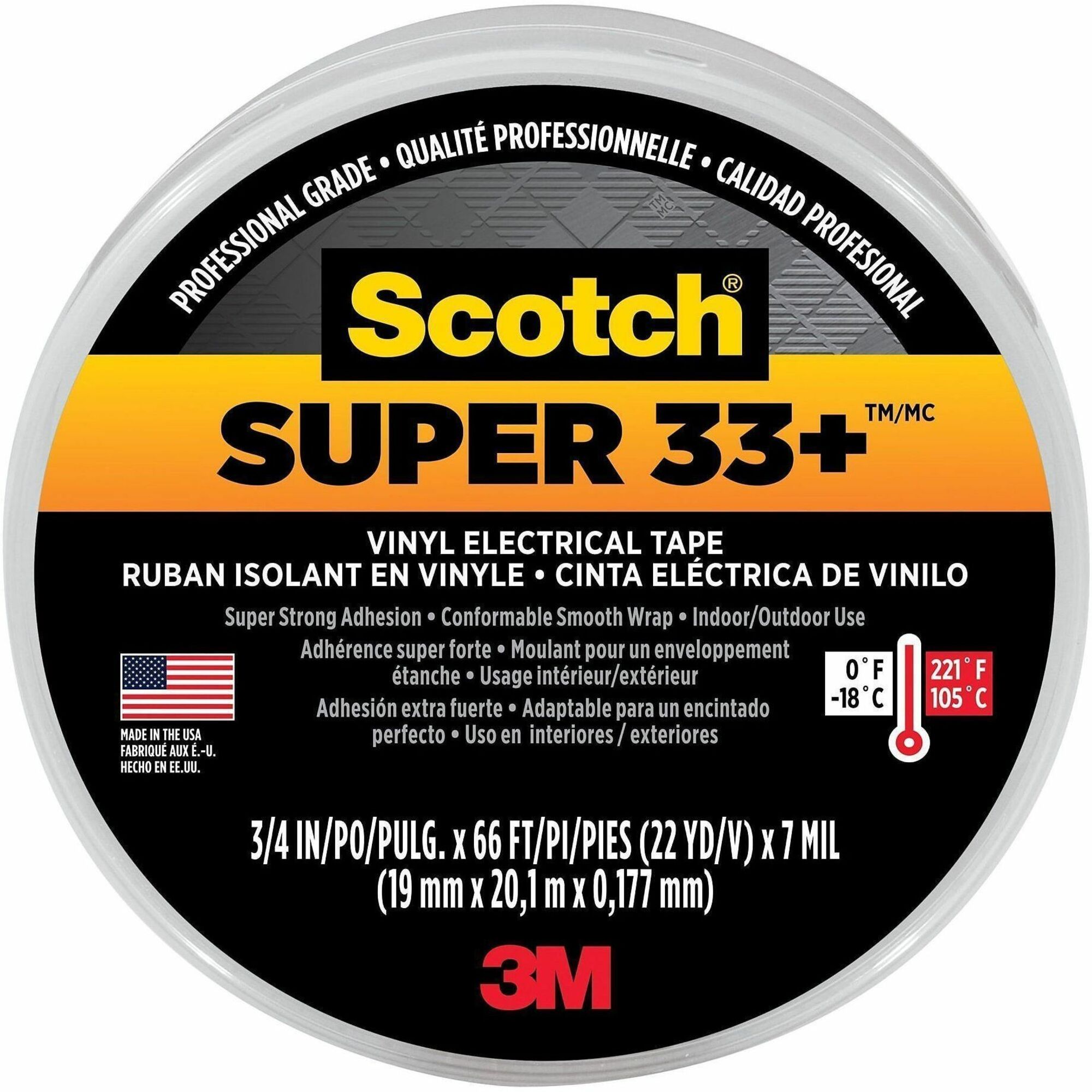 Scotch Super 33 Plus Vinyl Electrical Tape