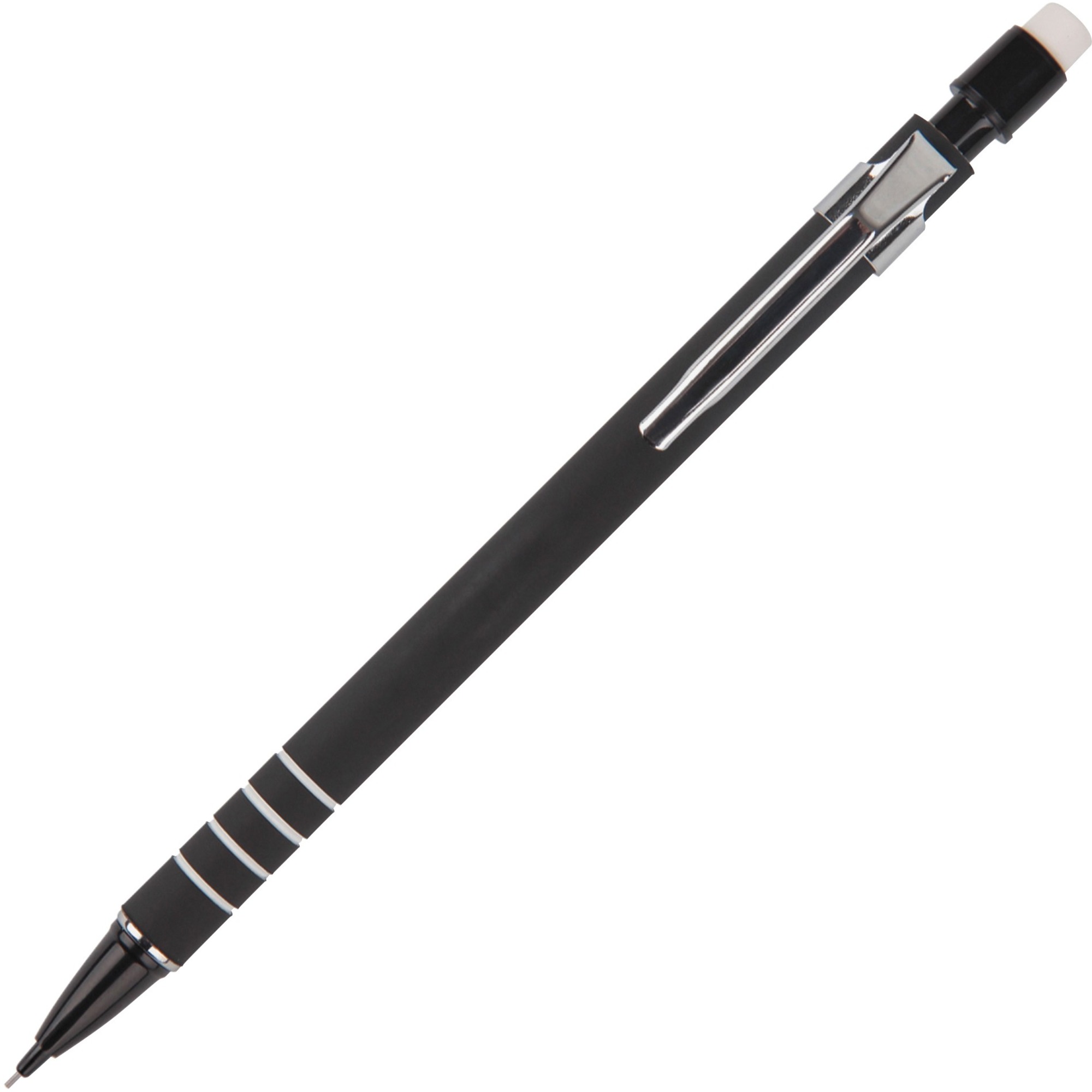 Integra Rubber Barrel .7mm Mechanical Pencil Black Rubber Barrel 1