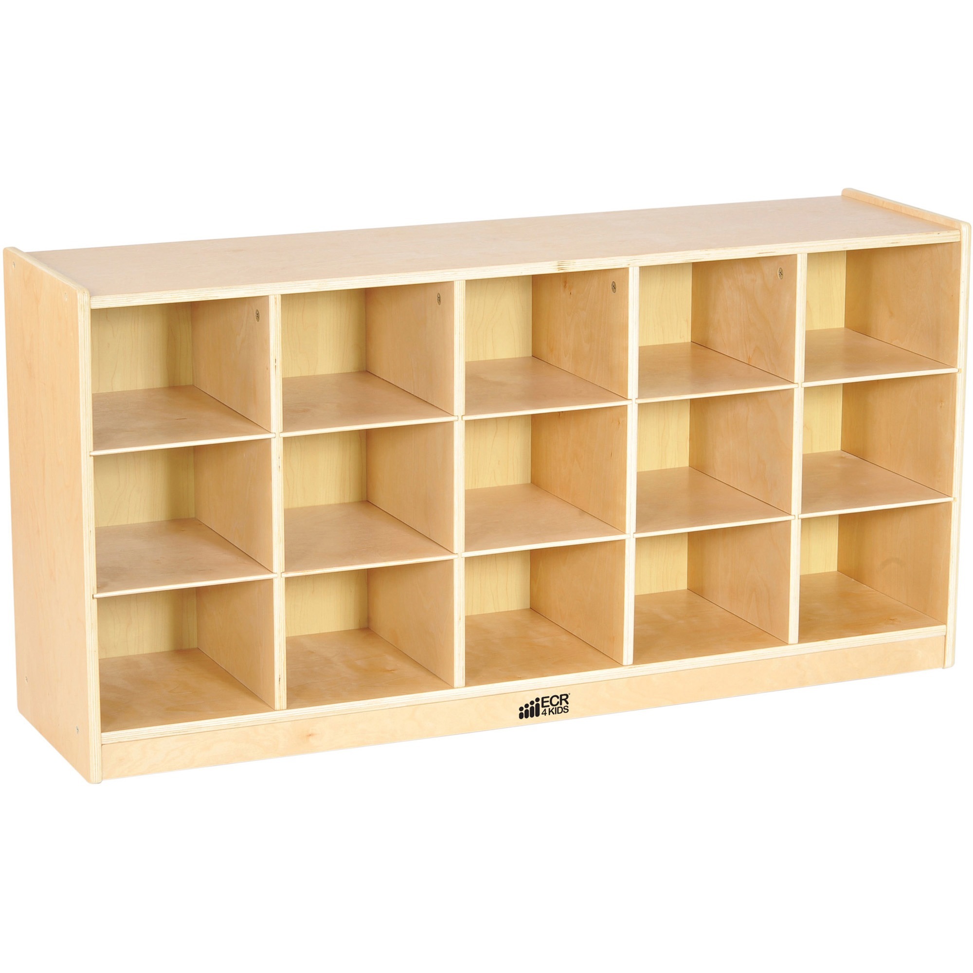 ECR4KIDS Birch 15 Cubby Tray