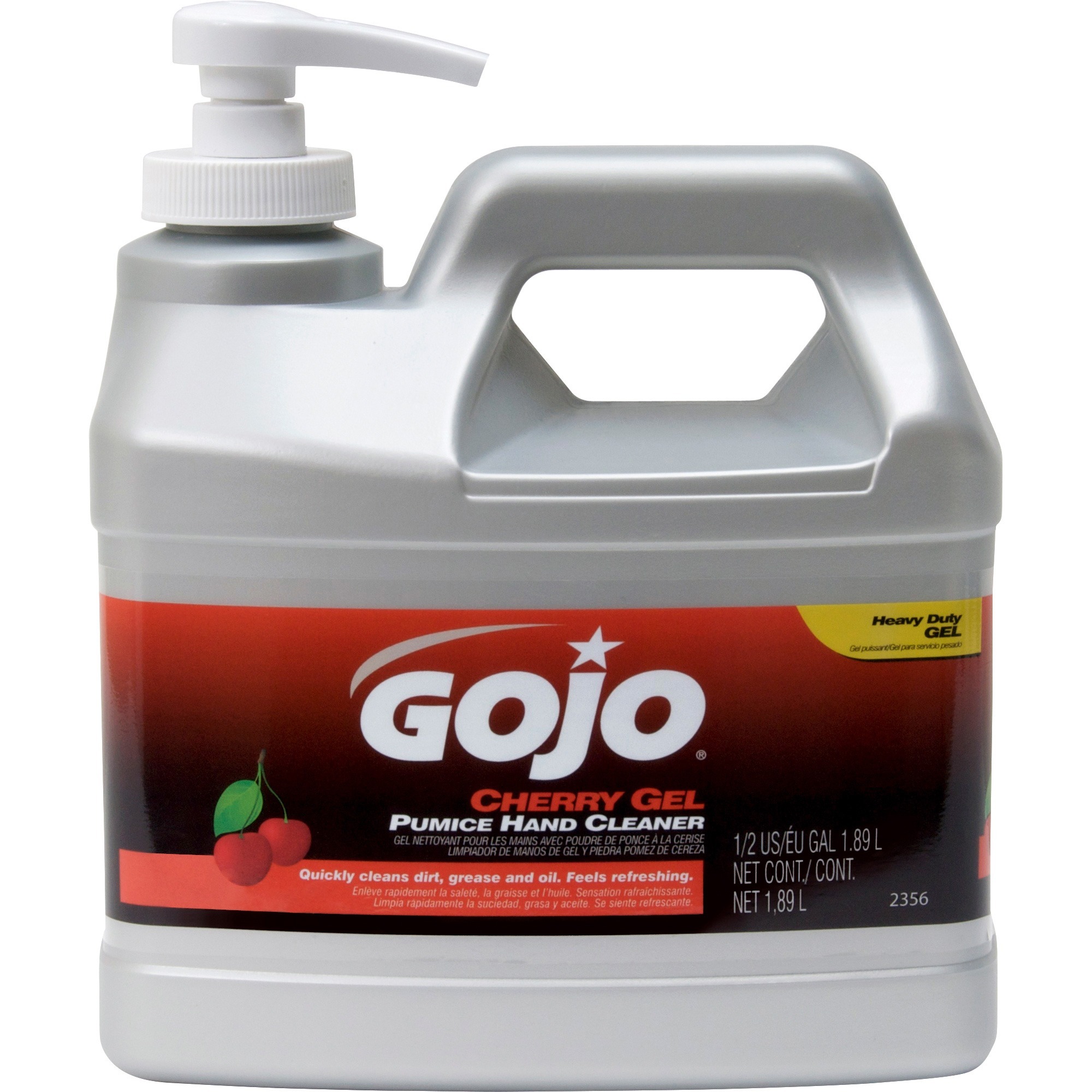 Gojo Cherry Pumice Hand Cleaner Cherry Scent 1.89 L Pump Bottle