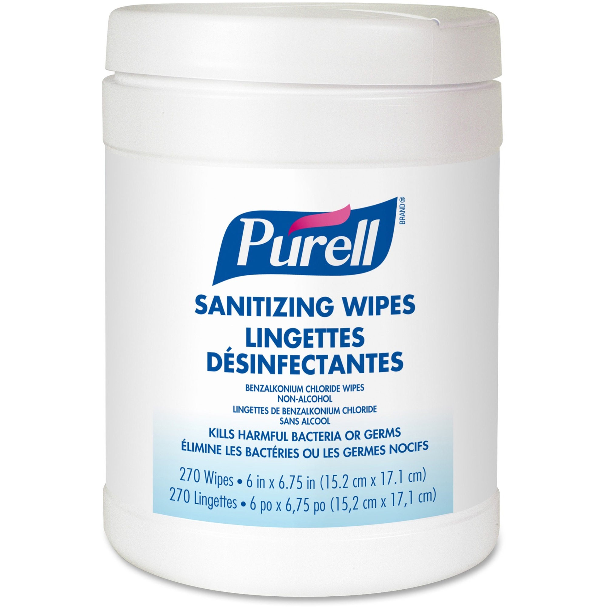 Purell Sanitizing Hand Wipes White, Blue Alcoholfree, Residuefree