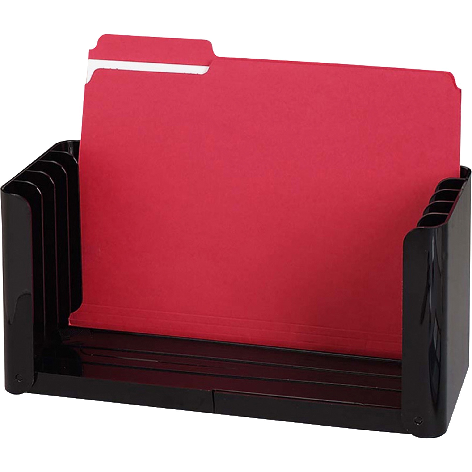 Business Source The Folder Holder 5 Compartment(s) 6.1" Height x 15