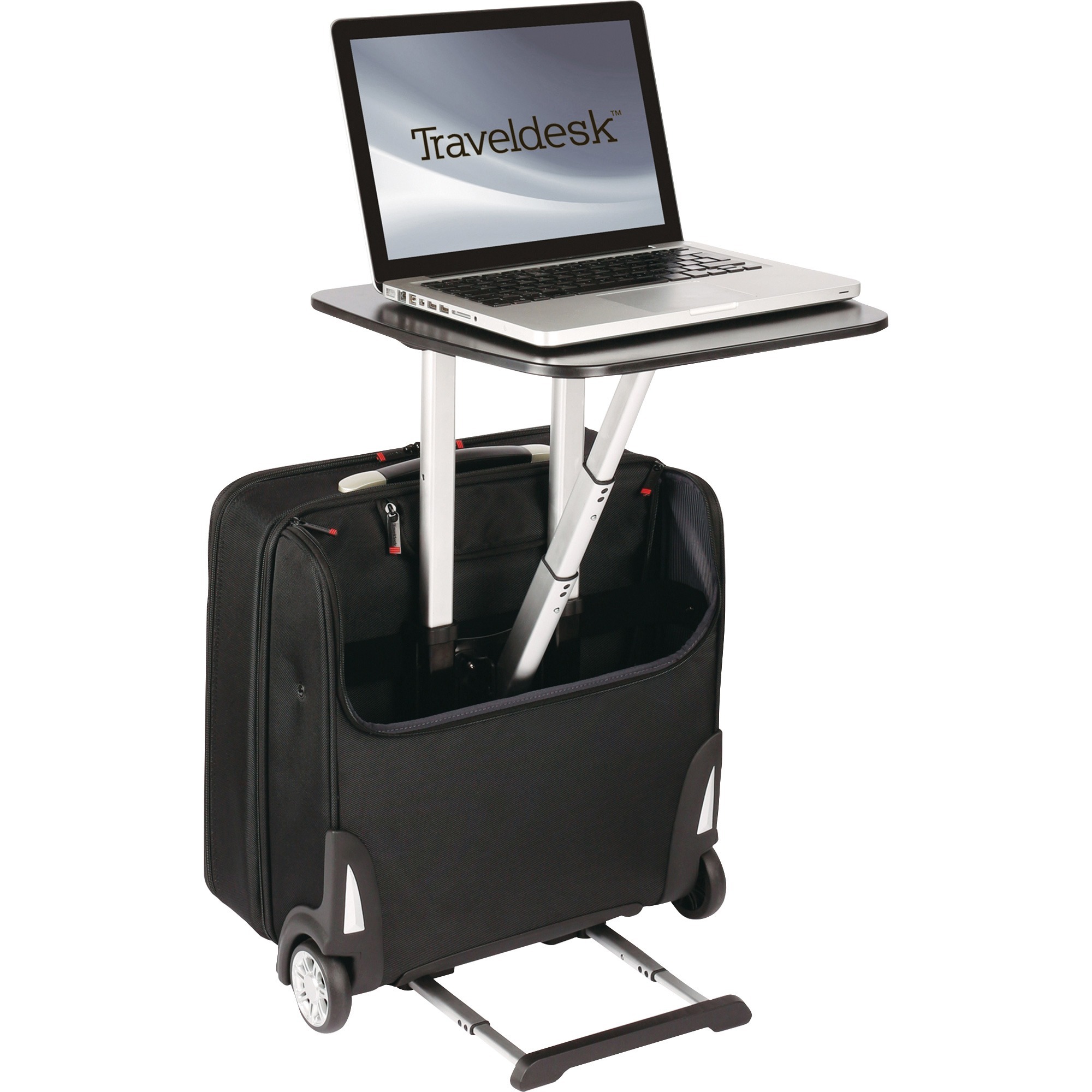 TravelDesk Business Case Carrying Case (Roller) Notebook, Travel Essential Black TLDTRVW777BK