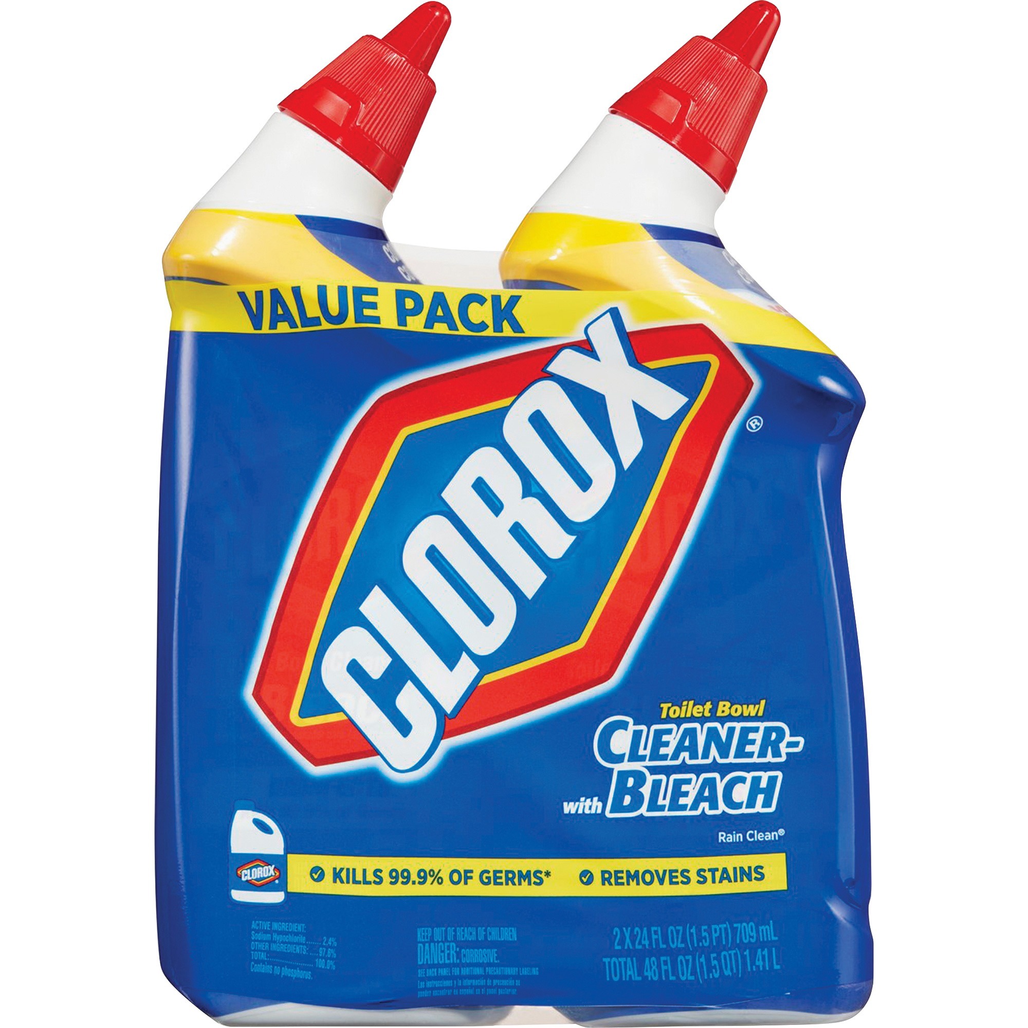 Clorox Toilet Bowl Cleaner with Bleach 2Pack CLO00273CT