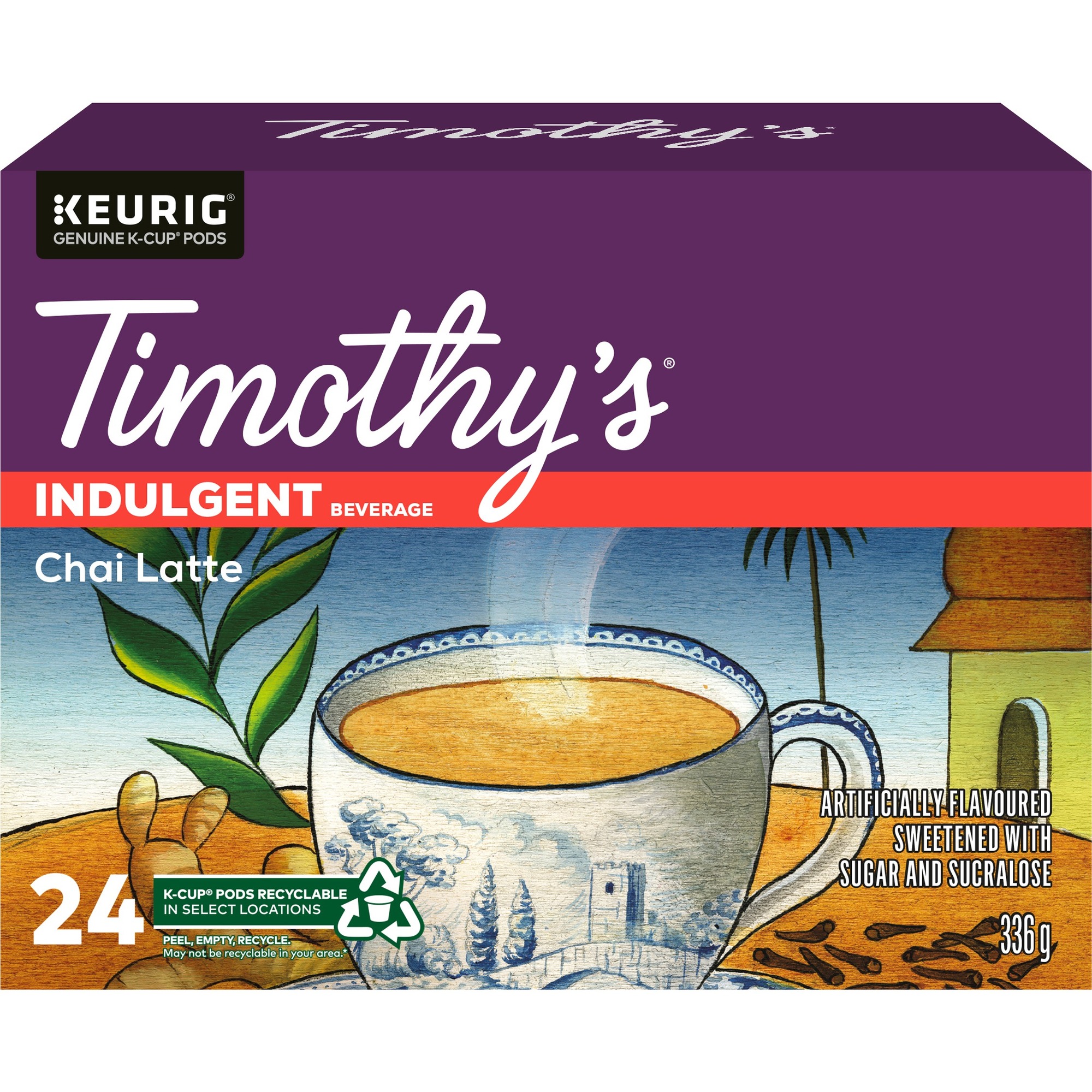 Timothy's World Coffee Chai Latte Tea KCupKEU7710517