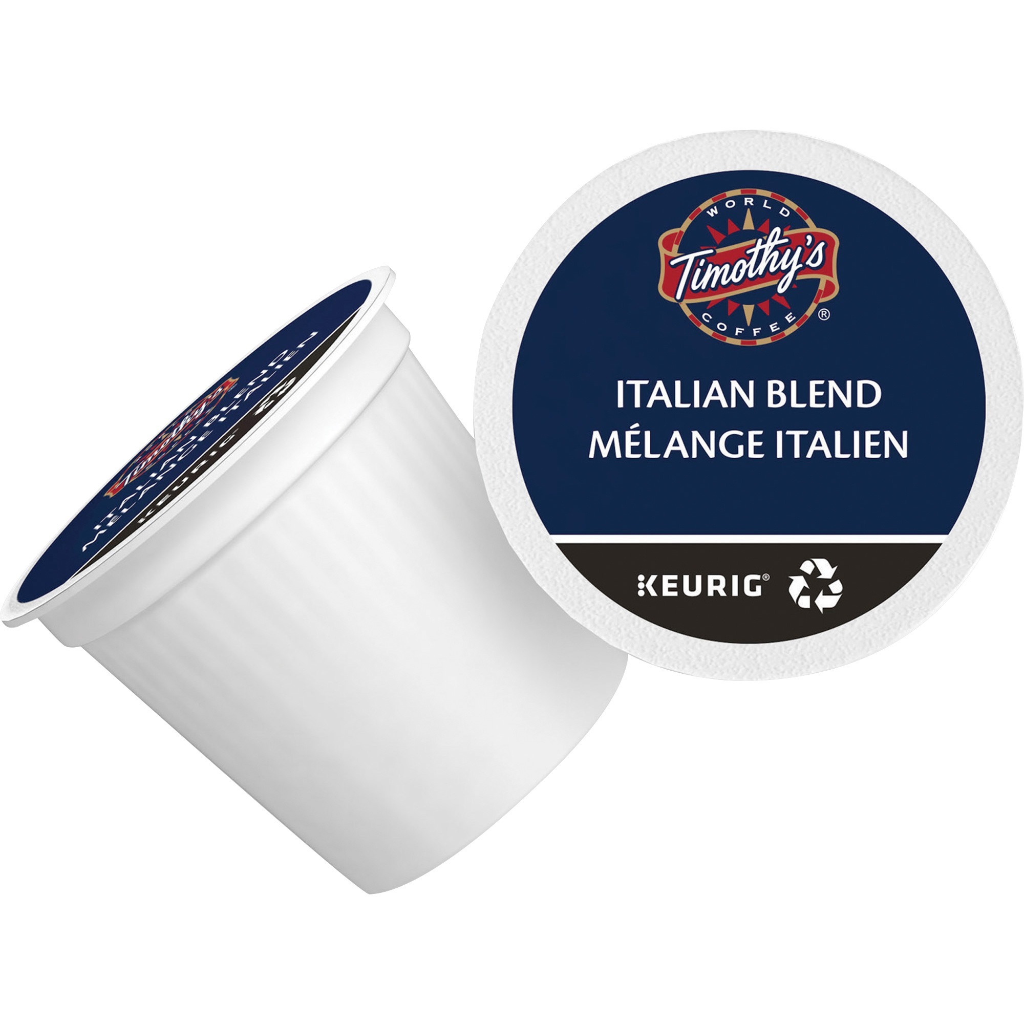 Timothy's World Coffee Italian Blend Coffee KCup Compatible with