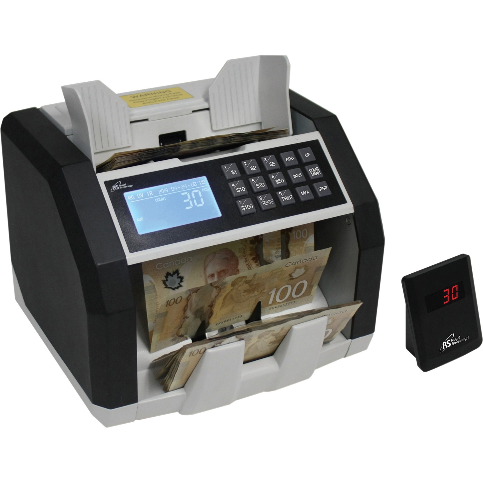 Royal Sovereign Professional Bill Counter 300 Bill Capacity Counts