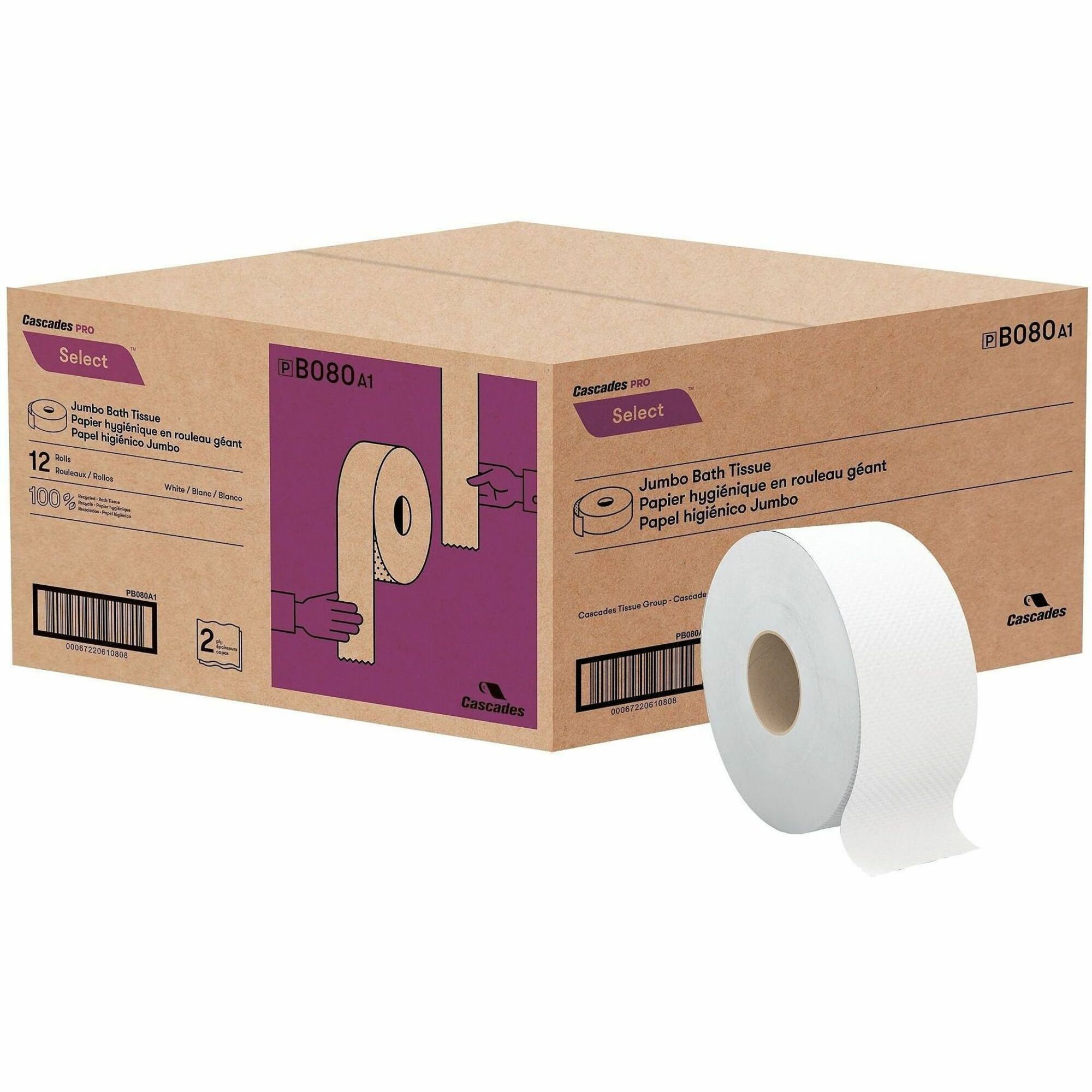 Cascades PRO Select Jumbo Toilet Paper