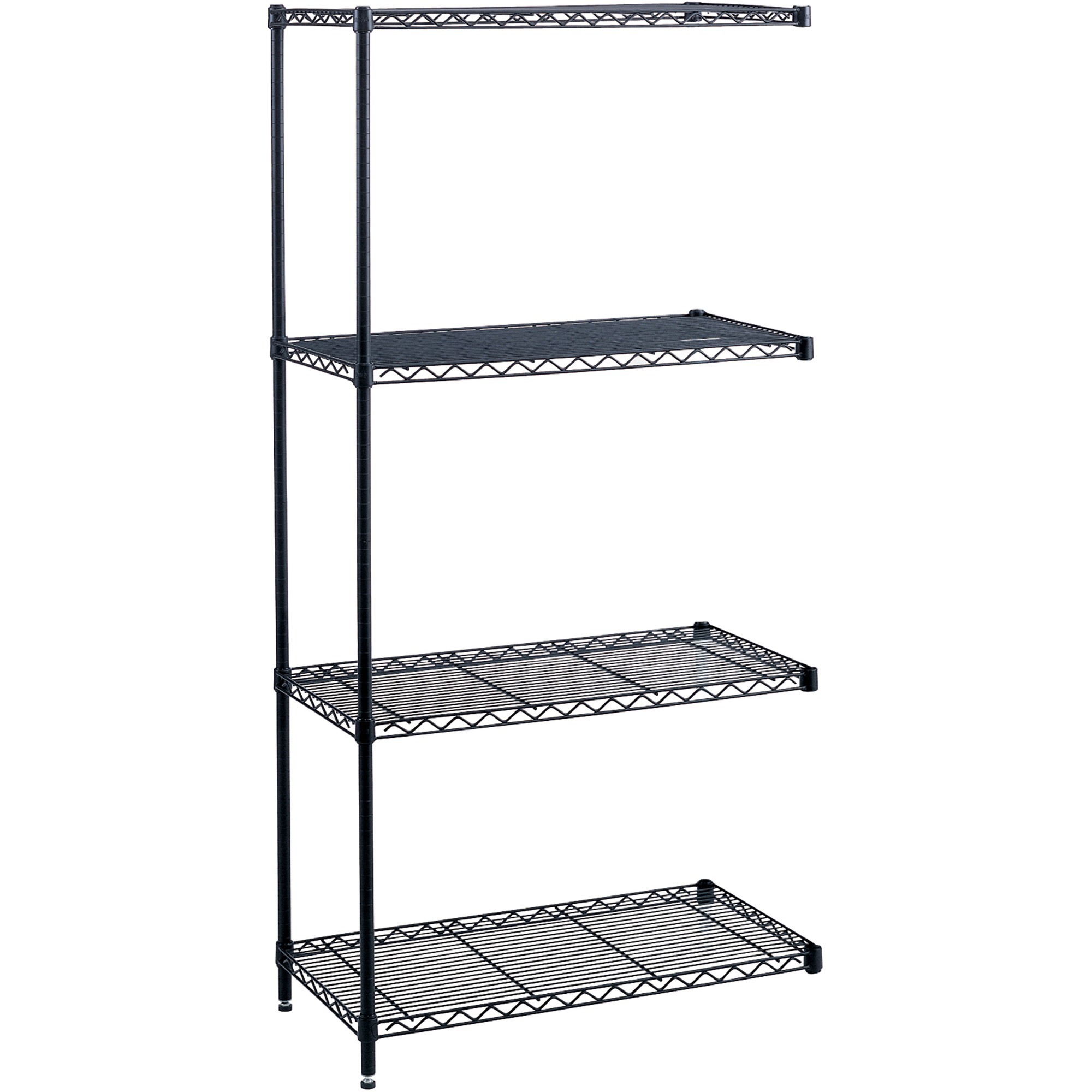 Safco Industrial Wire Shelving AddOn Unit 36" x 18" x 72" 4 x