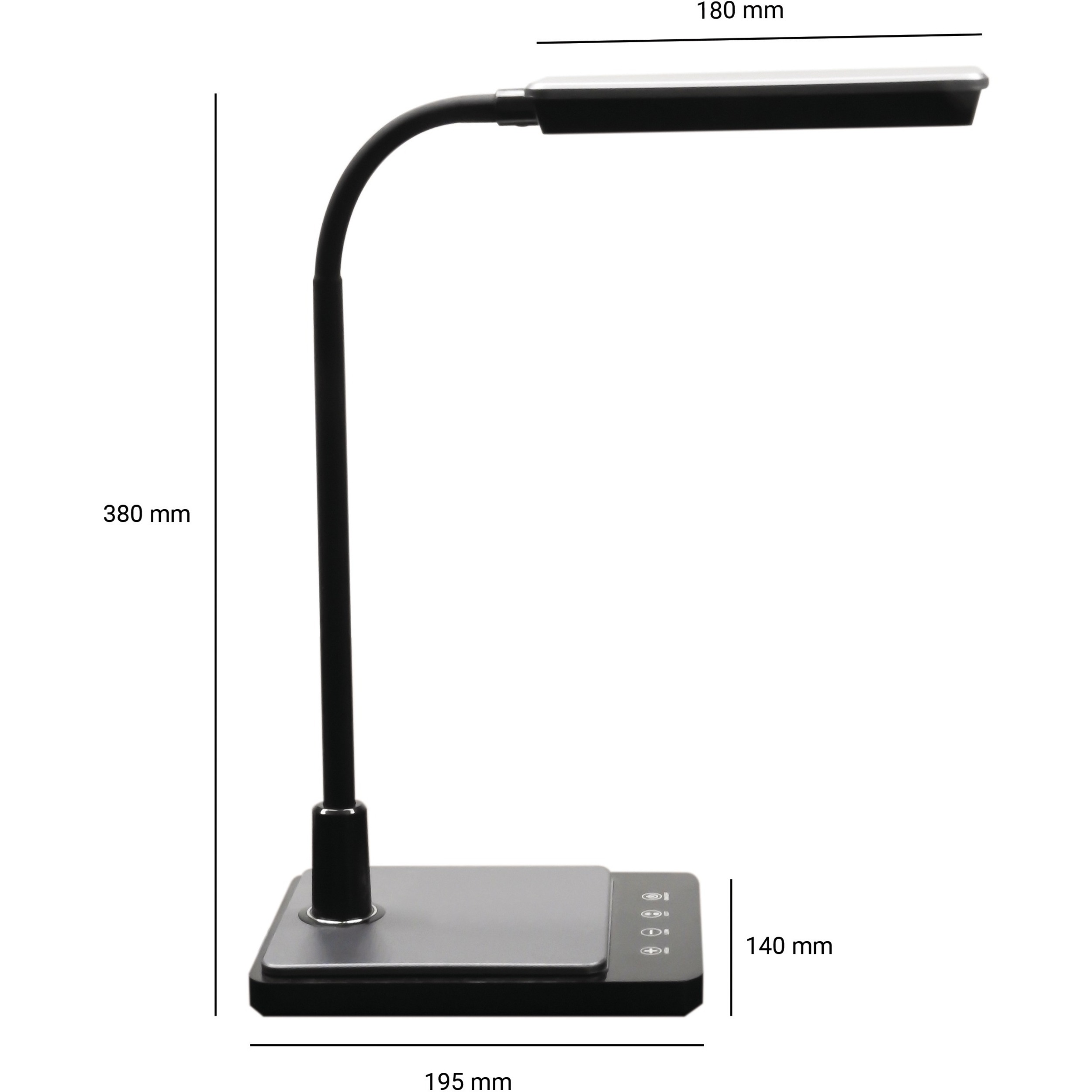 Royal Sovereign RDL75U LED Desk Lamp LED Bulb Gooseneck, Swivel
