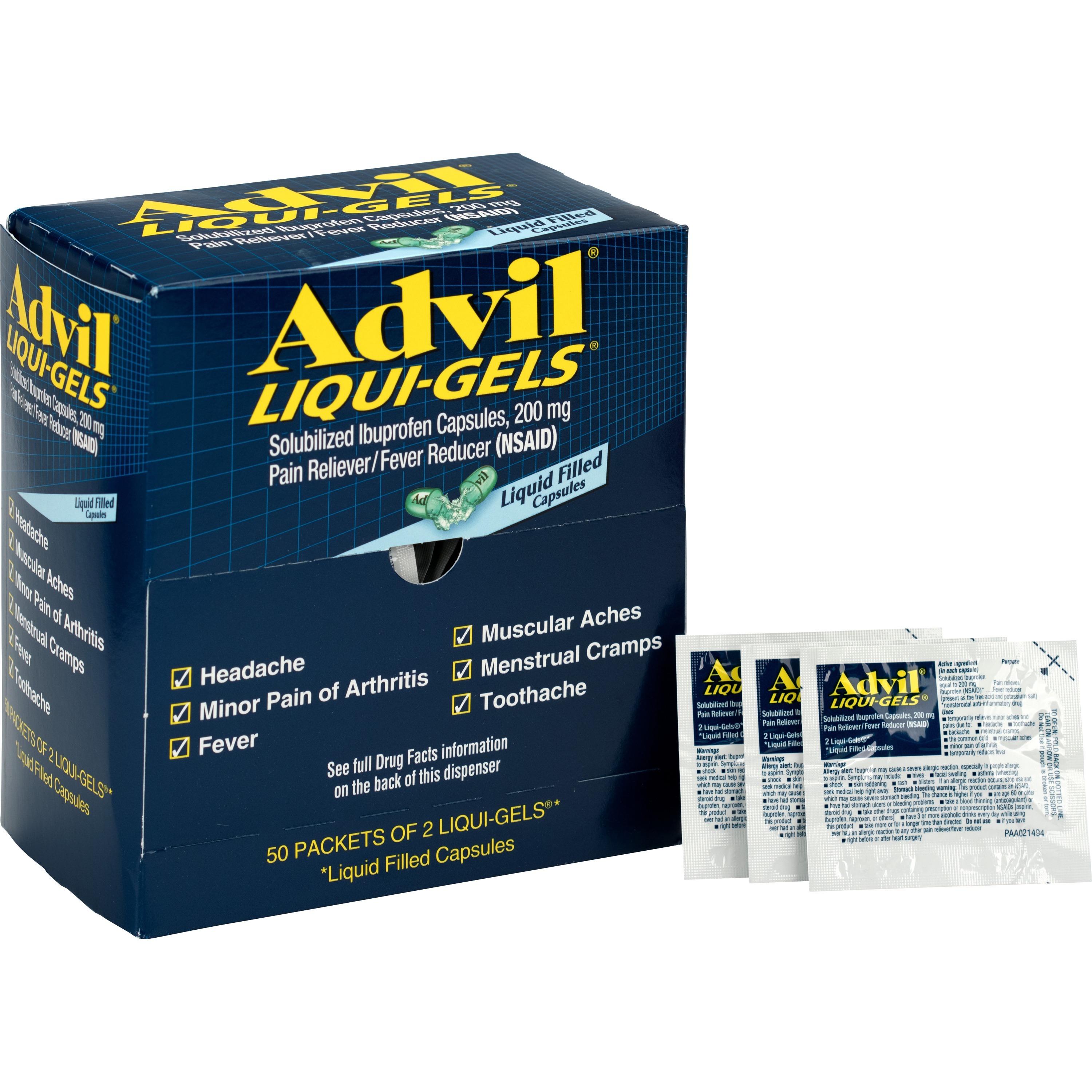 Advil LiquiGels Single Packets