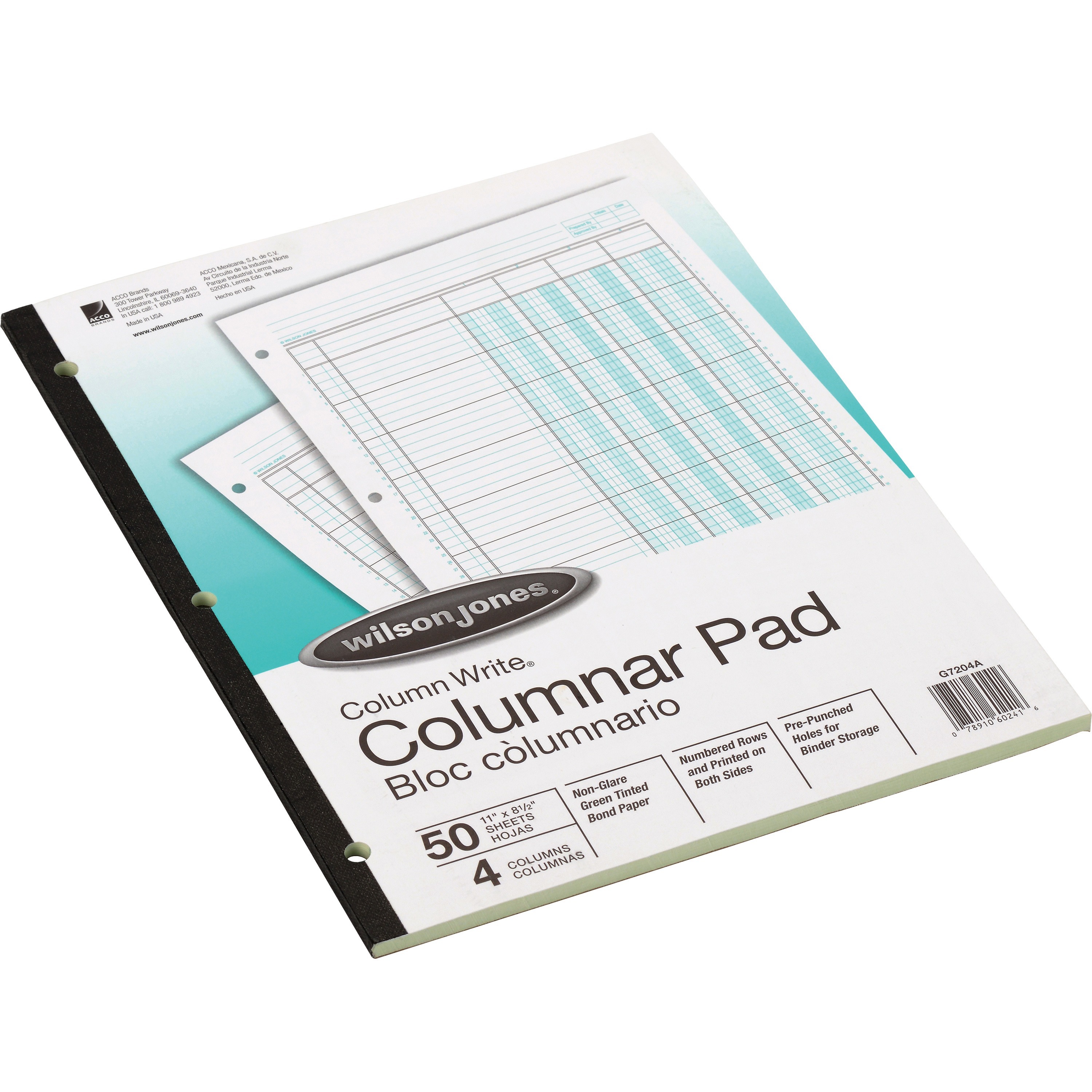 Acco 4Column Write Pads