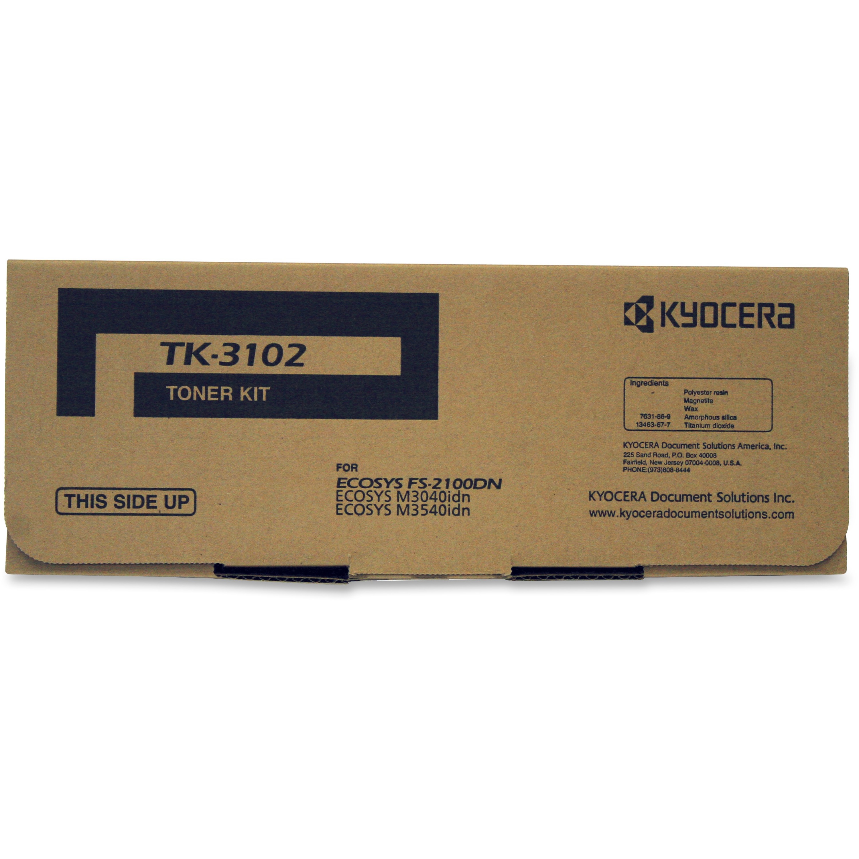 Kyocera Original Toner Cartridge Laser 12500 Pages Black 1 Each