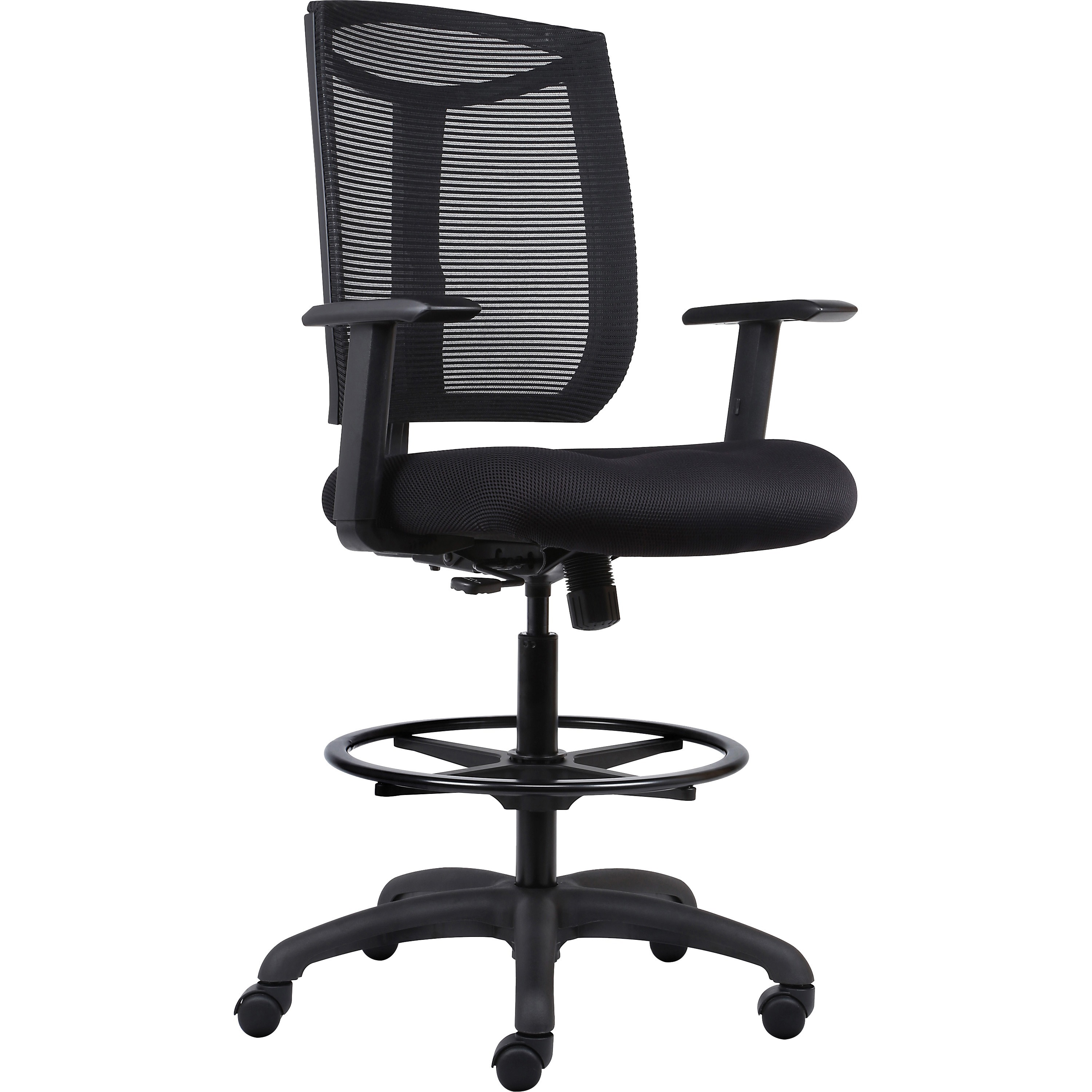 LLR 83101 Lorell Air Grid Seat Swivel Stool Lorell Furniture