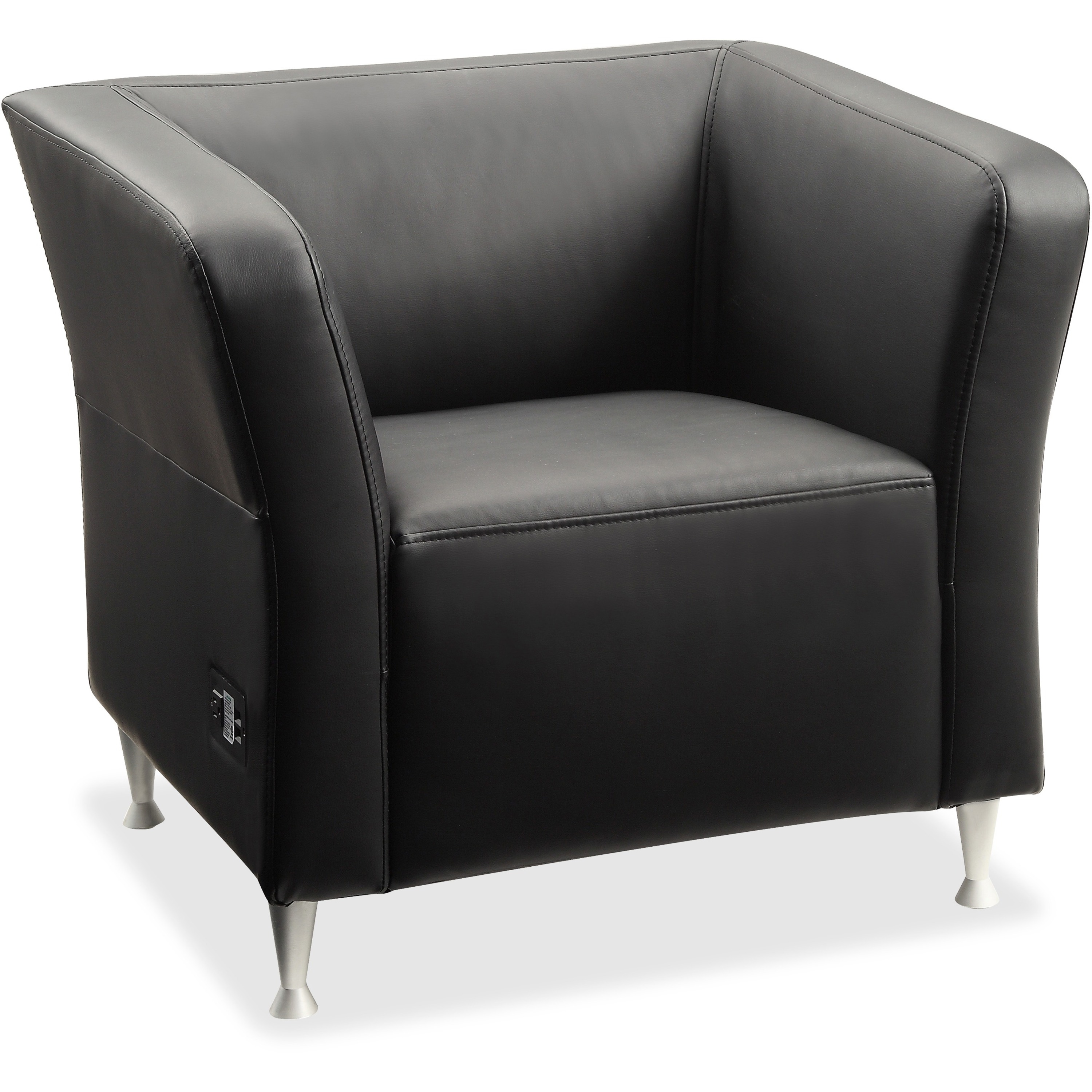 Black Leather Office Guest Chairs West Coast Office Supplies Furniture Chairs, Chair Mats