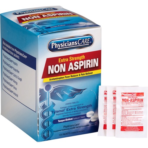 PhysiciansCare Single Dose NonAspirin Pain Reliever Aspirin & Pain