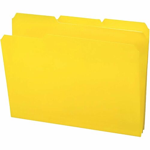 Smead InnDura 1/3 Tab Cut Letter Top Tab File Folder Top Tab Poly