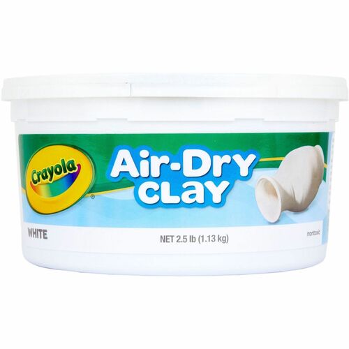 Crayola AirDry Clay Clay Craft 1 Each White