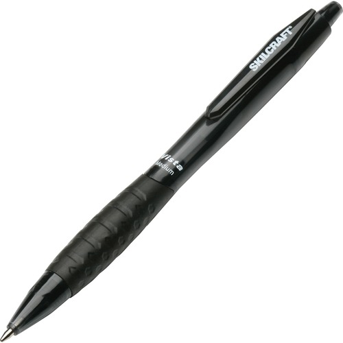 SKILCRAFT Retractable Vista Ballpoint Pen Medium Pen Point