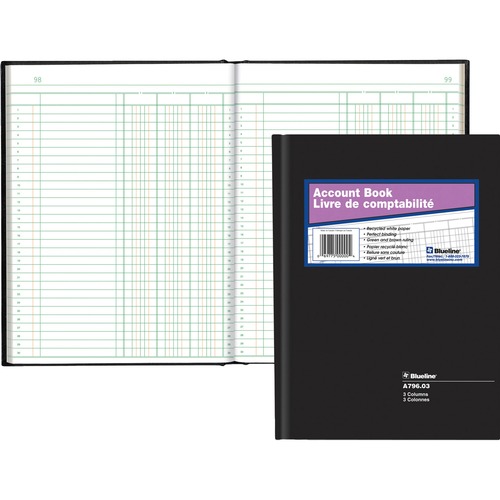 Blueline 769 Series Accounting Book Madill The Office Company