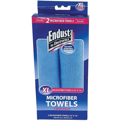 Endust XL MicroFiber Towels Twin Pack Cloths Norazza, Inc
