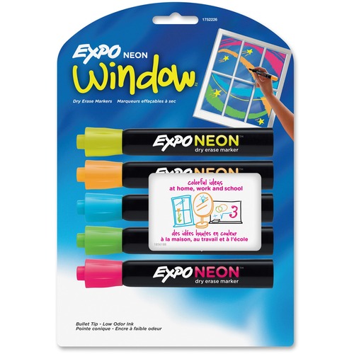 Expo Neon Window Neon Dryerase Markers Markers & DryErase Newell