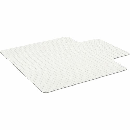 Realspace™ Advantage Commercial Pile Chair Mat with Lip, 36" x 48" , Clear Chair Mats Office