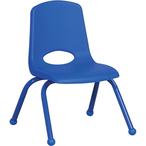 ECR4KIDS 14" Stack Chair, Matching Legs ECR2194BL
