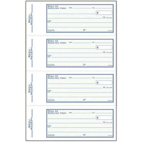 Cash Receipt Book Part Carbonless (CRB1102)