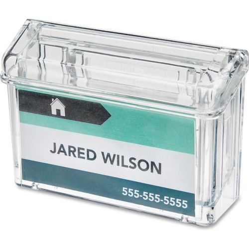 Deflecto Outdoor Business Card Holder 2.75" (69.85 mm) x 4.25" (107.