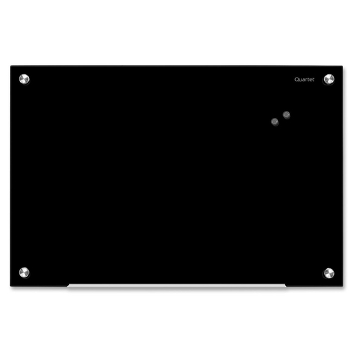 Quartet Infinity Glass DryErase Board, Black, 6' x 4' 48