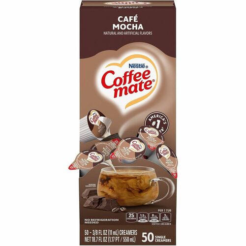 Coffee mate Cafe Mocha Liquid Creamer Singles GlutenFree Cafe