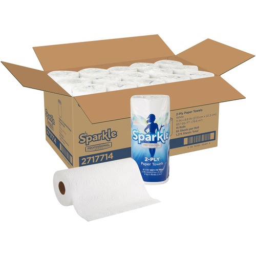 Sparkle Professional Series® Kitchen Paper Towel Rolls 2 Ply 8.80