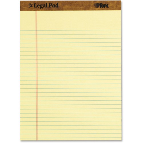 TOPS Legal Ruled Writing Pads 50 Sheets Stitched Legal Ruled 0.