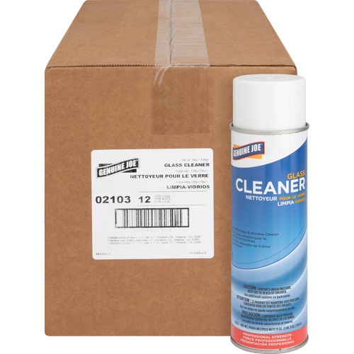 Genuine Joe Glass Cleaner Aerosol For Multi Surface ReadyToUse