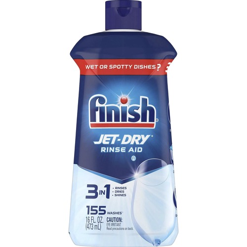 Finish Large JetDry Rinse Aid Dish/Dishwasher Detergents Reckitt