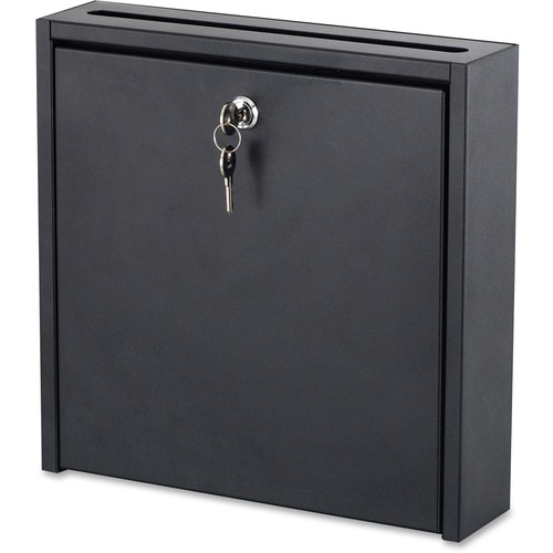 Safco 12 x 12" WallMounted Interdepartment Mailbox with Lock File