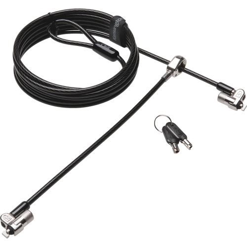 Kensington MicroSaver Cable Lock Black, Silver Carbon Steel 8 ft