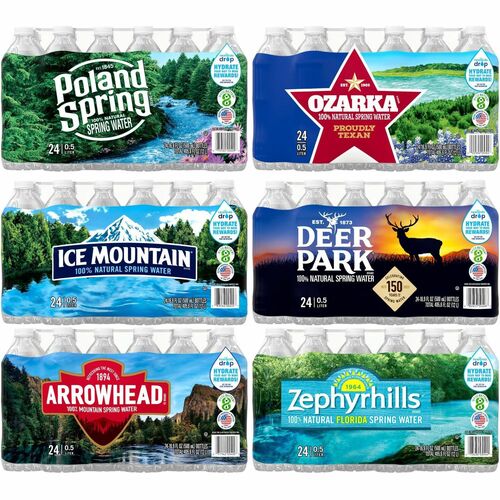 Nestle Premium Bottled Spring Water ReadytoDrink 16.91 fl oz (500