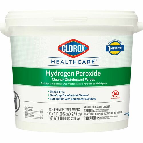 Clorox Healthcare Hydrogen Peroxide Cleaner Disinfectant Wipes Wipe