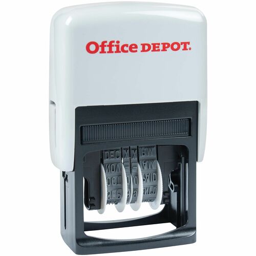 Office Depot® Brand Date Line Dater Stamp SelfInking with Extra Pad