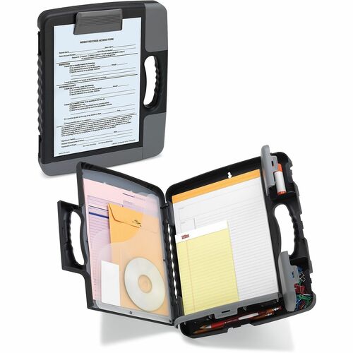 Office Depot® Brand Form Holder Storage Clipboard Case, 113/4" x 141/