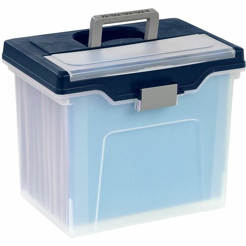 Office Depot Mobile File Box, Large, Letter Size, 115/8"H x 1313/6"W
