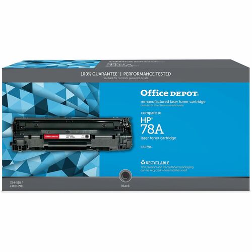 Office Depot Toner Cartridge Alternative for HP CE278A Black Ink