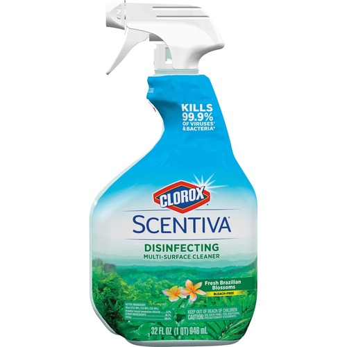Clorox Scentiva Multi Surface Cleaner, Spray Bottle, BleachFree