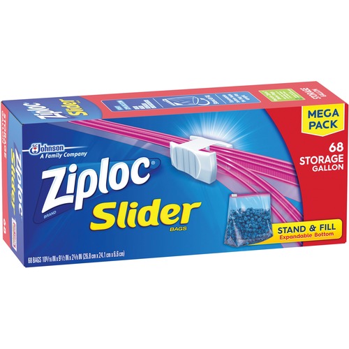 Ziploc® Brand Slider Gallon Storage Bags SJN651305